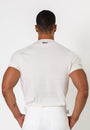 Knit Silk T-Shirt Off-White - Tailored Slim Fit - Don Milyon