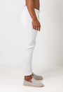 Pleated Dress Pants White - Tailored Slim Fit - Don Milyon