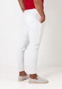 Pleated Dress Pants White - Tailored Slim Fit - Don Milyon