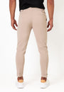 Pleated Dress Pants Beige - Tailored Slim Fit - Don Milyon