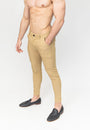 Dress Suit Pants Beige - Ultra Slim Stretch Fit - Don Milyon