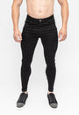 Black Skinny Fit Stretch Men's Jeans Front
