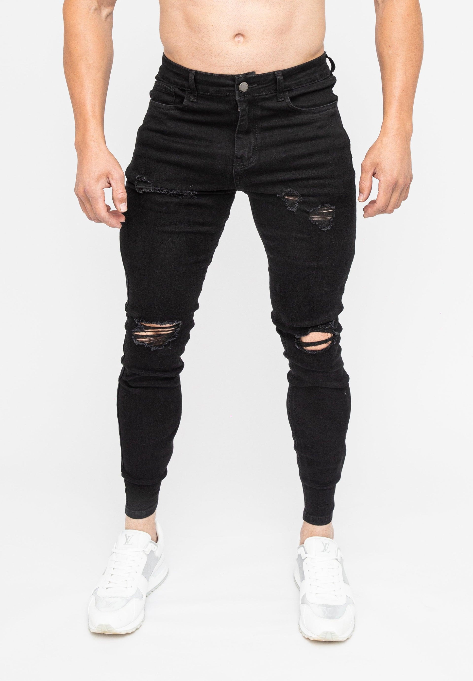 Black Ripped Jeans – Don Milyon
