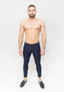 Men's Navy Blue Skinny Fit Stretch Formal Dress Suit Pants
